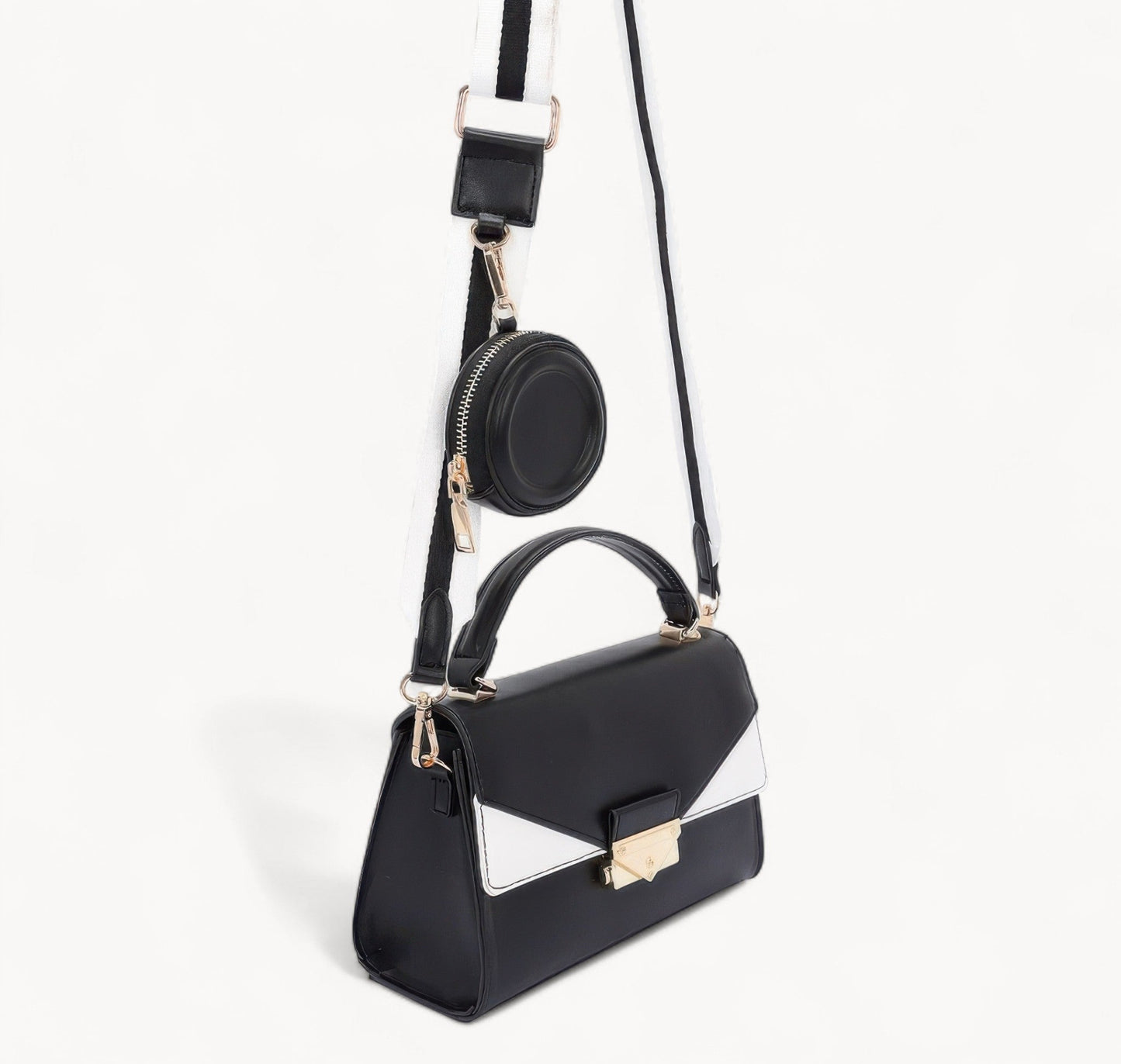 THE TWO-TONE METRO FLAP BAG
