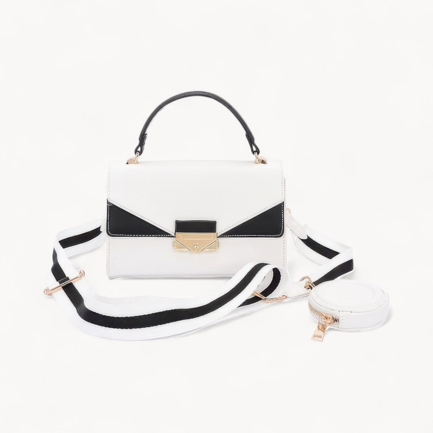 THE TWO-TONE METRO FLAP BAG