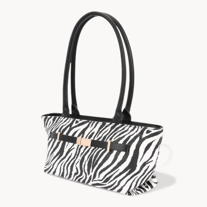 The Milan Zebra Shoulder Bag
