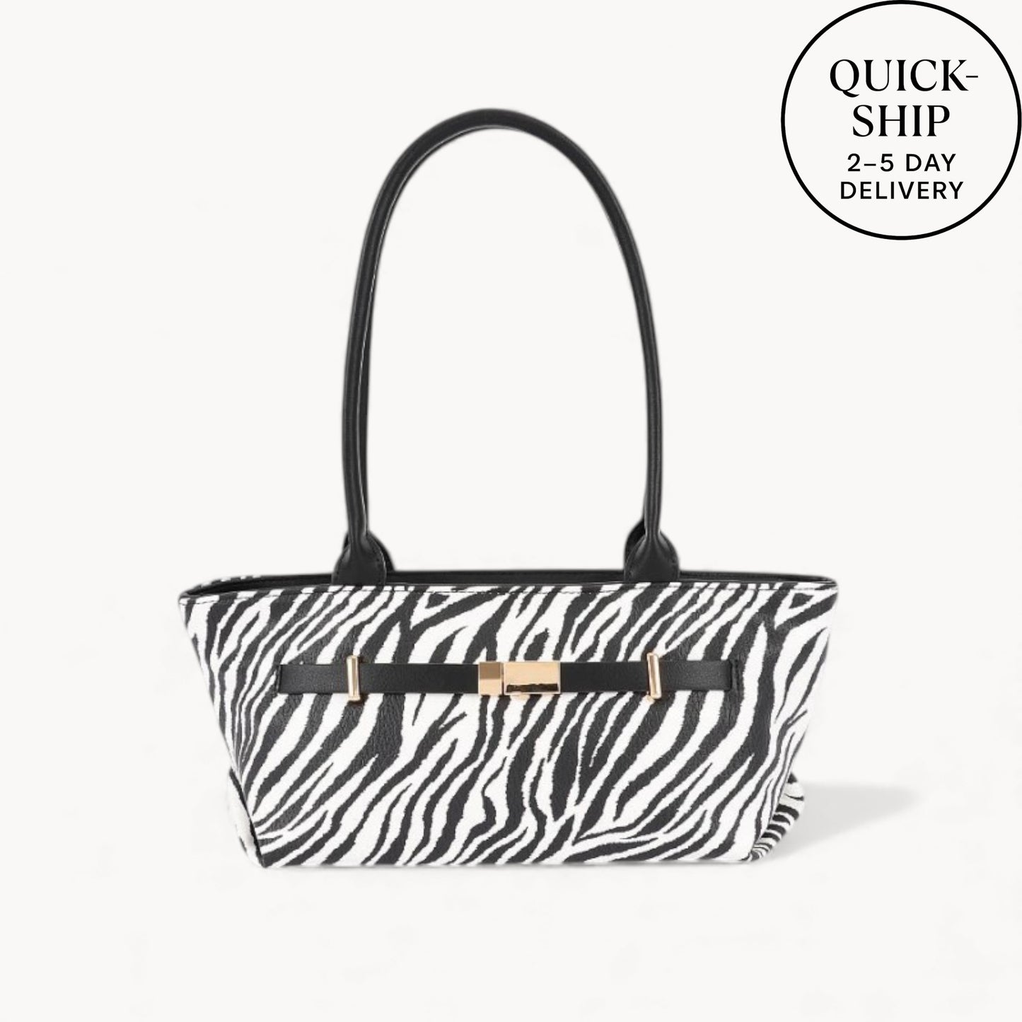 The Milan Zebra Shoulder Bag