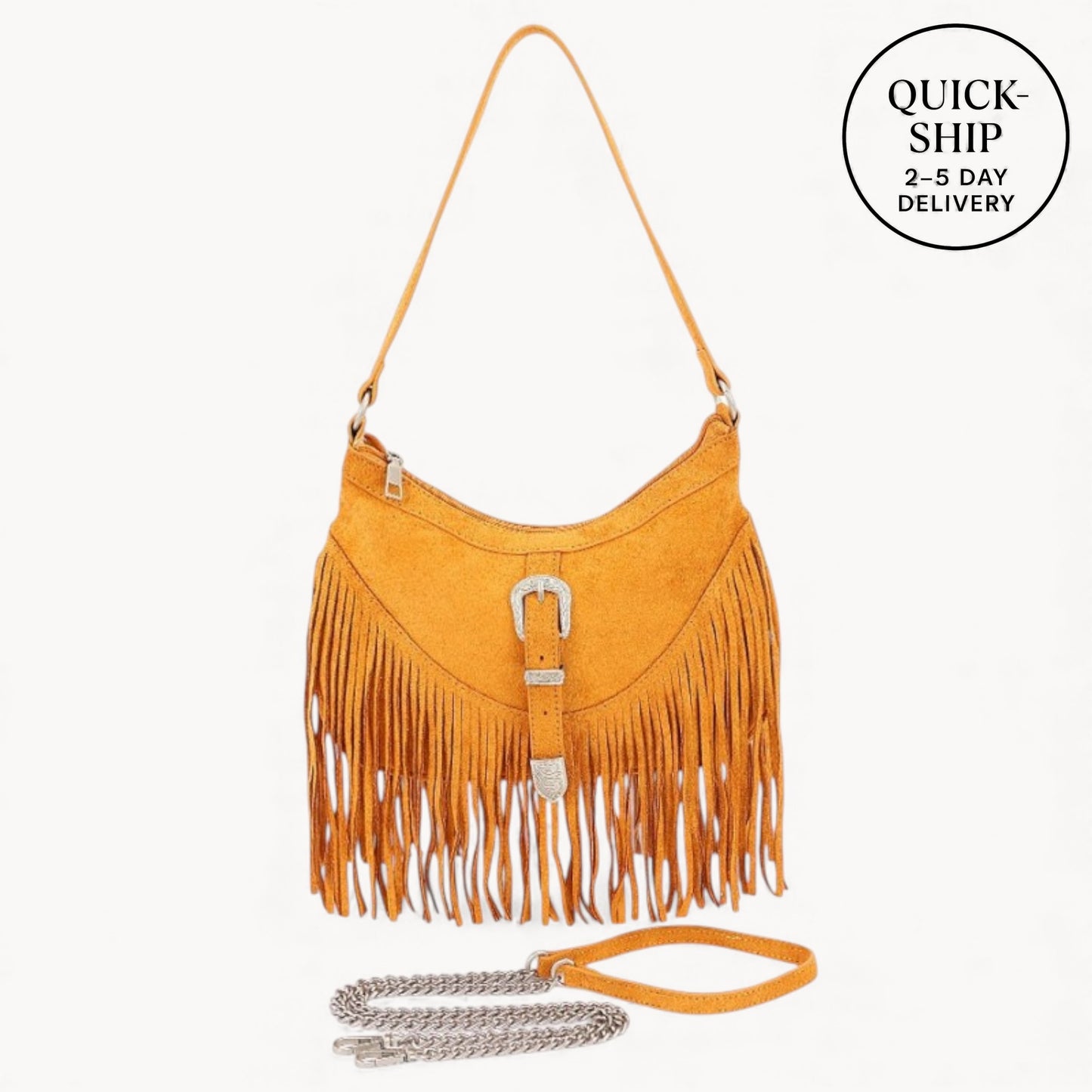 The Mesa Ridge Fringe Shoulder Bag