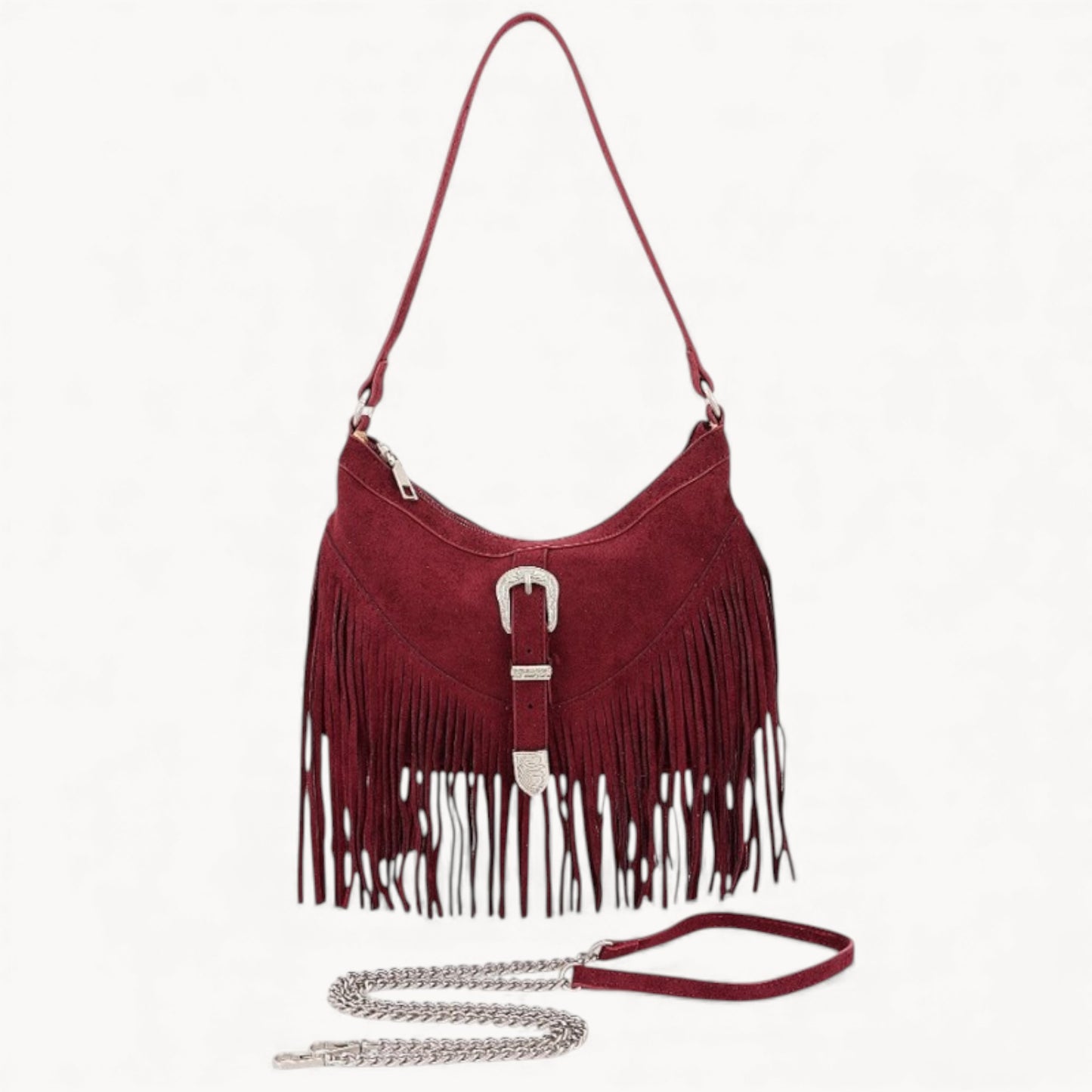 The Mesa Ridge Fringe Shoulder Bag