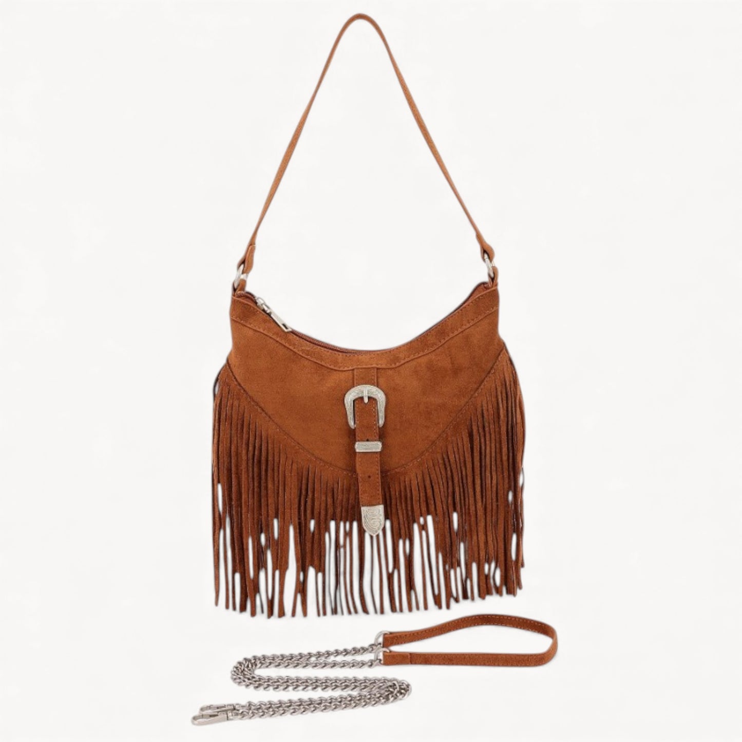 The Mesa Ridge Fringe Shoulder Bag