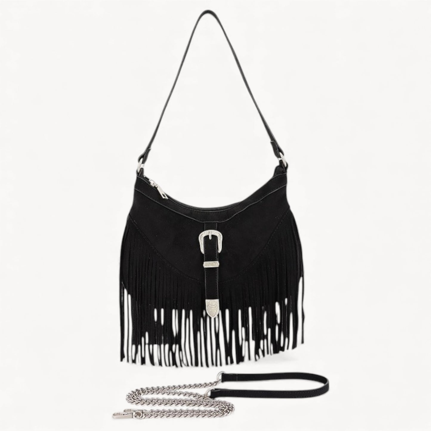 The Mesa Ridge Fringe Shoulder Bag