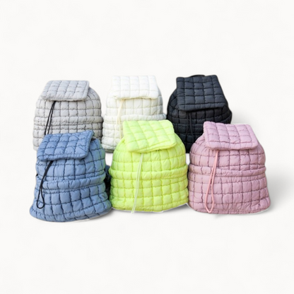 The Cloudline Quilted Puffer Backpack