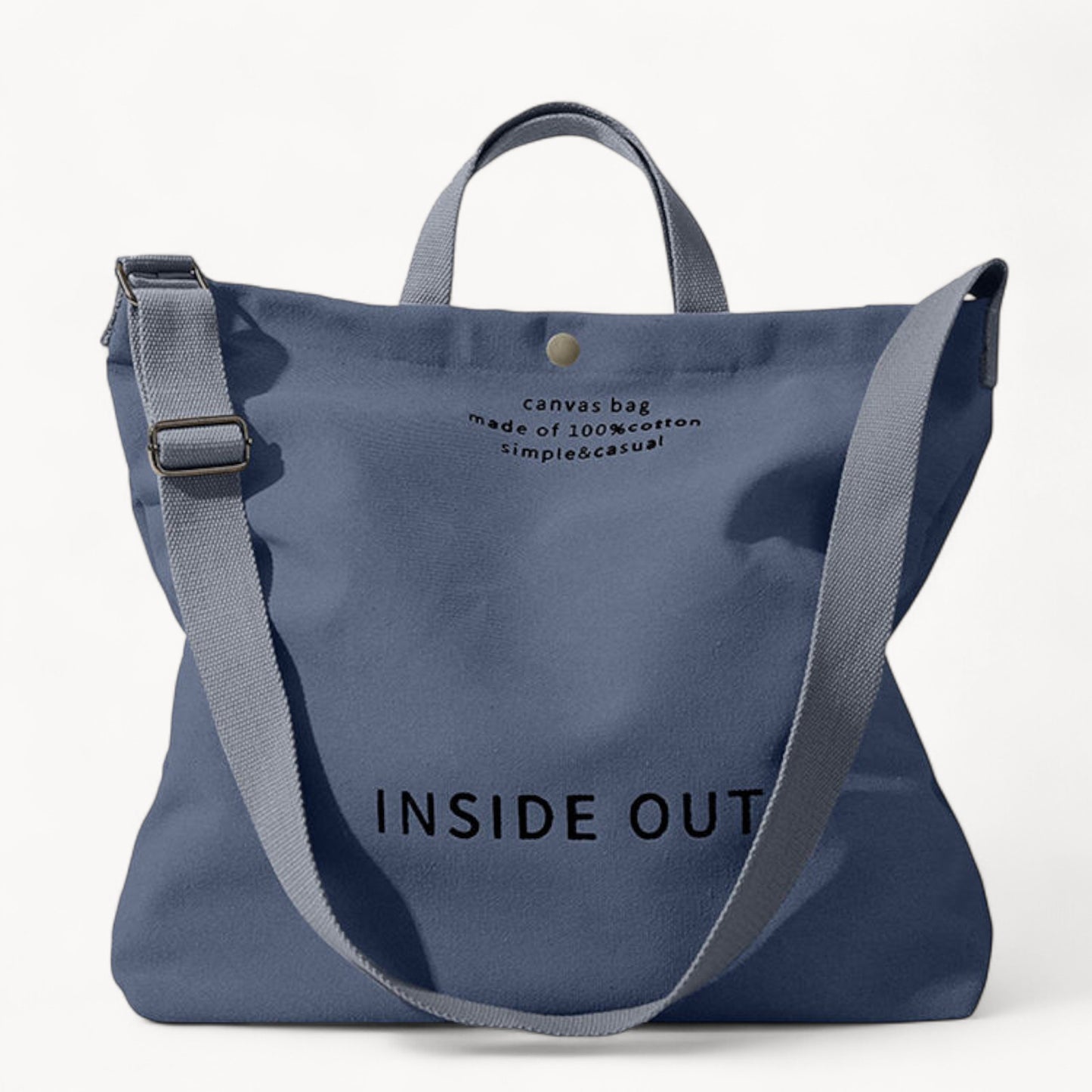 Inside-Out Canvas Tote Bag