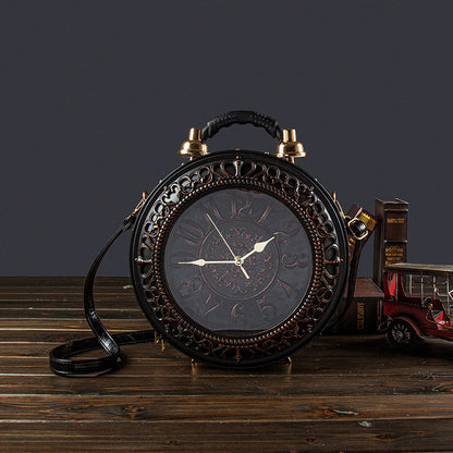 Classic Retro Clock Crossbody