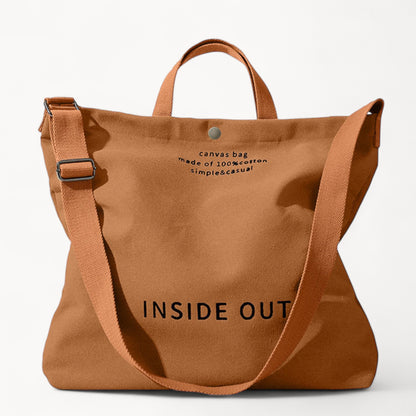 Inside-Out Canvas Tote Bag