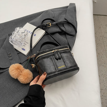 Box Bucket Bag Vegan Leather