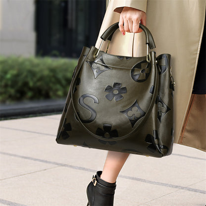 Women's Fashion Embossed Tote Bag
