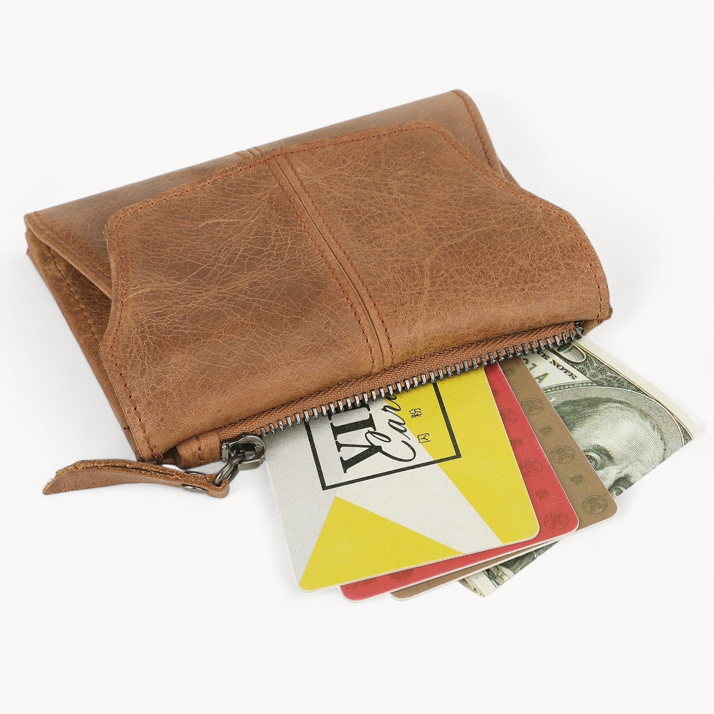 Cowhide Coin Purse