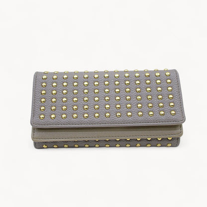 Studded Tri-fold Wallet