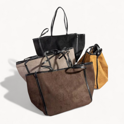 The Verona Soft Suede Tote