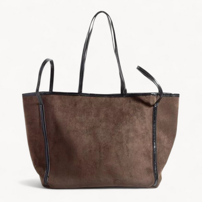 The Verona Soft Suede Tote