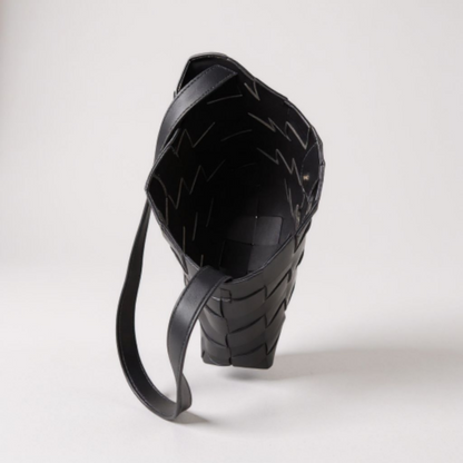 The Milan Wovan Shoulder Tote (with Essentials Pouch)