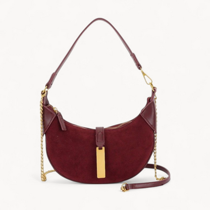 Crescent Luxe Shoulder Bag
