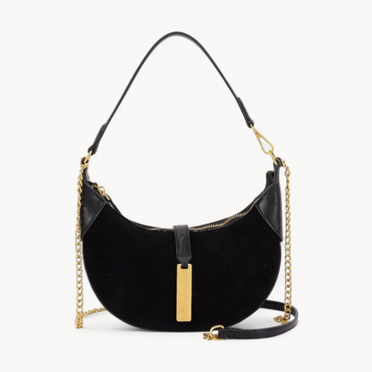 Crescent Luxe Shoulder Bag