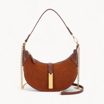 Crescent Luxe Shoulder Bag