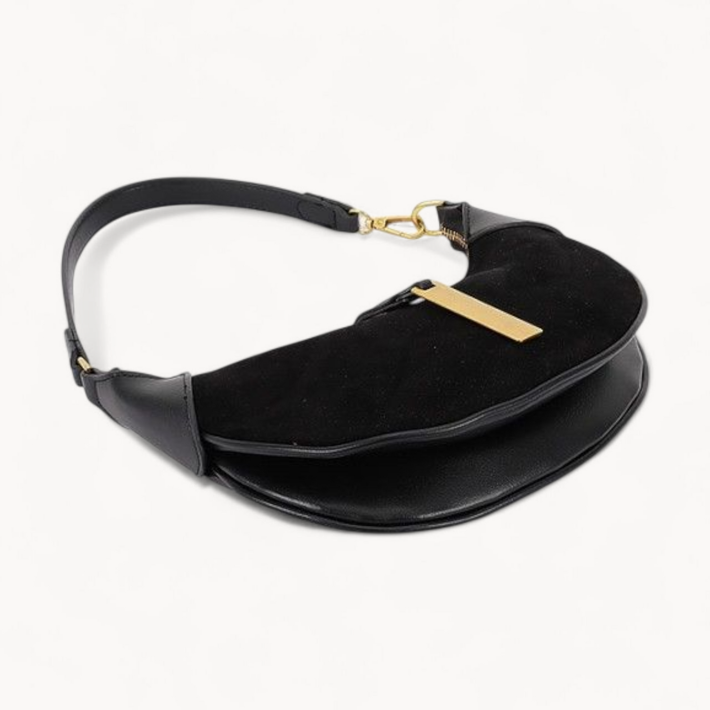 Crescent Luxe Shoulder Bag