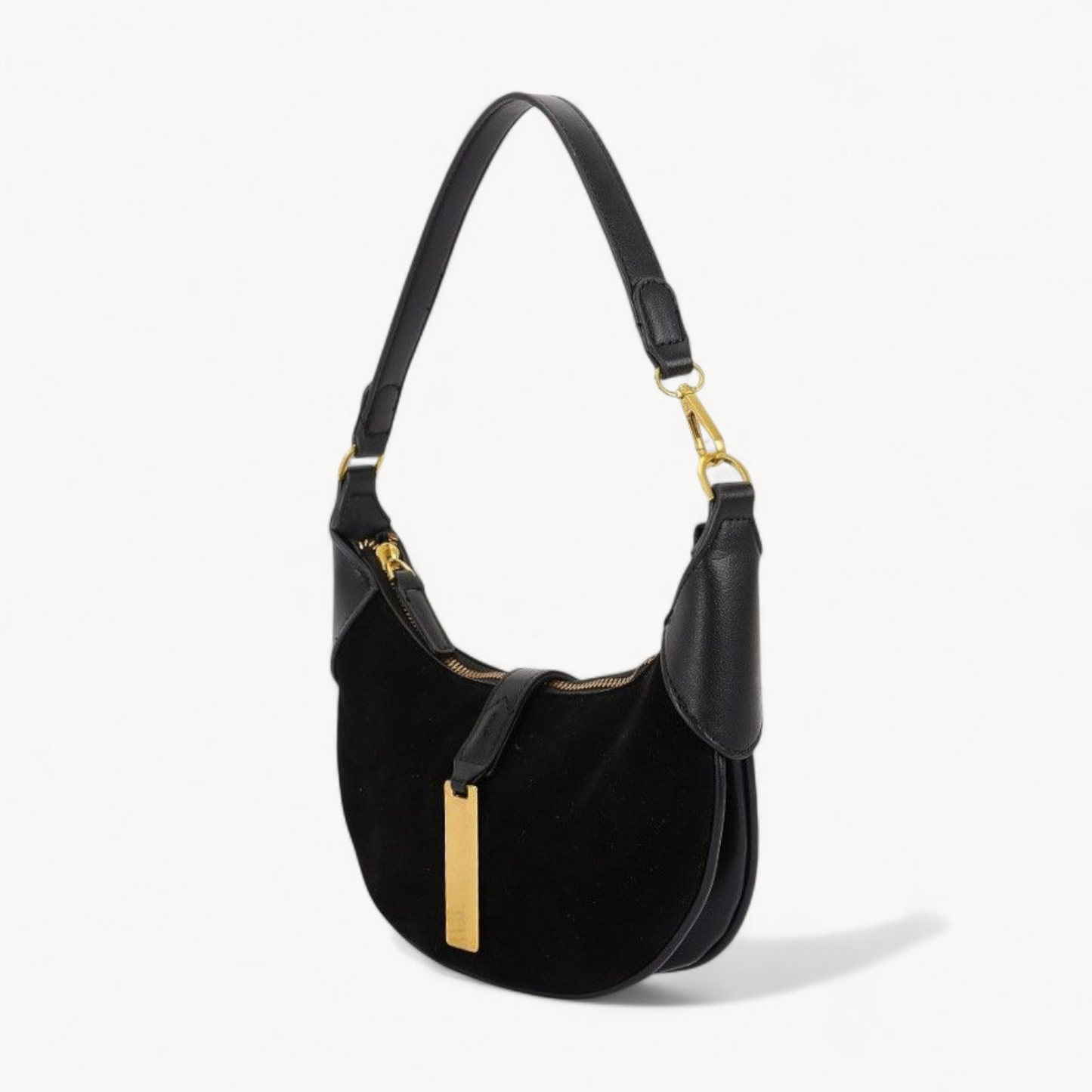 Crescent Luxe Shoulder Bag