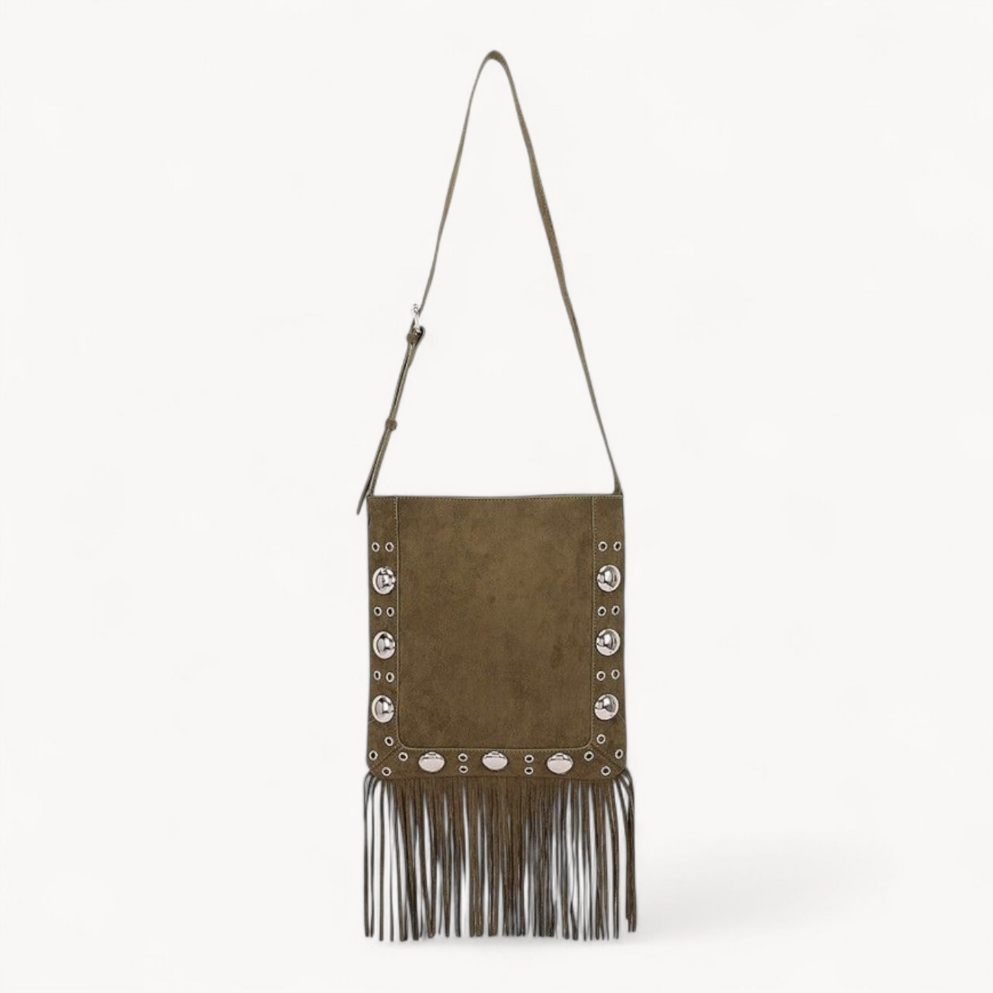 The Silver Ridge Fringe Bag