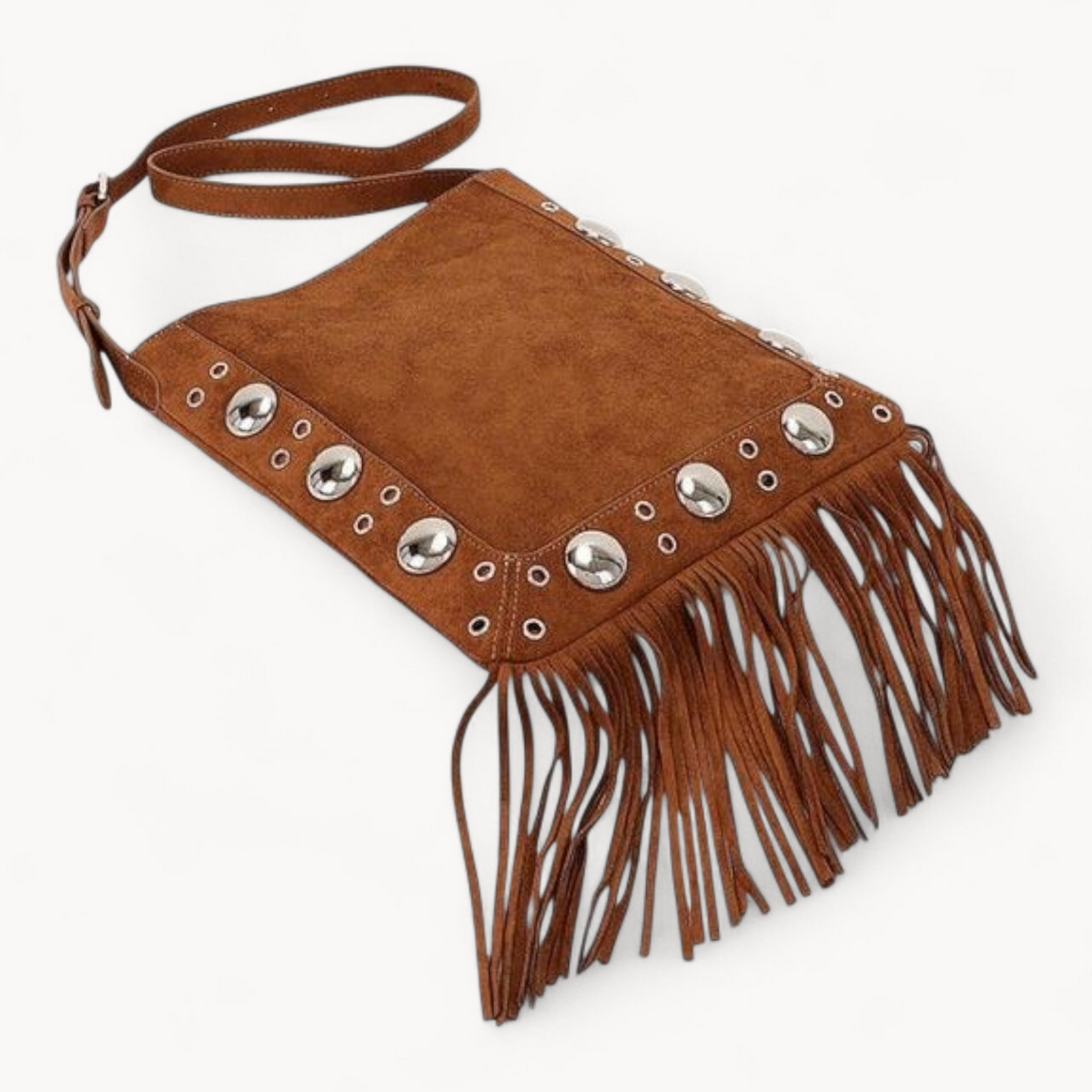 The Silver Ridge Fringe Bag