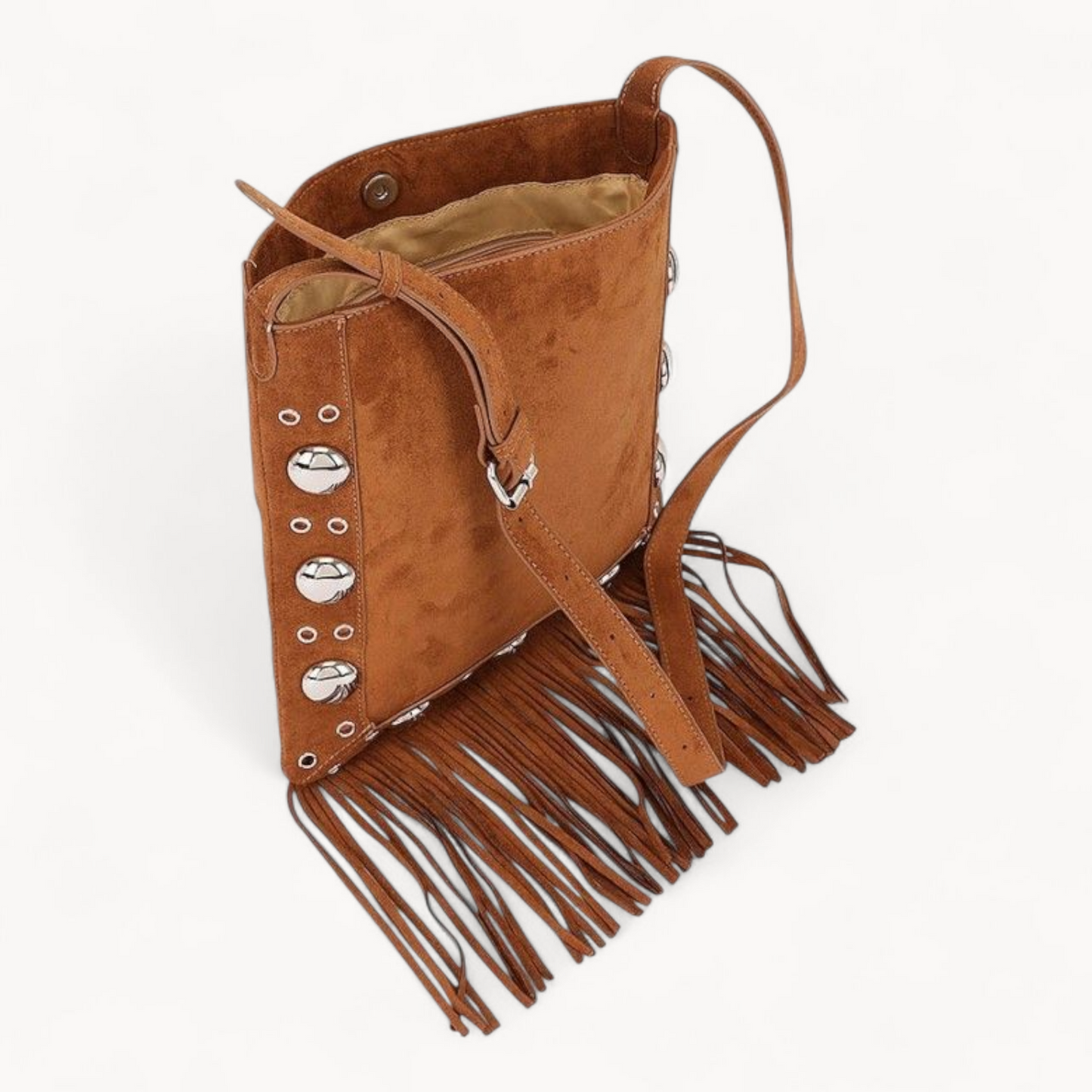 The Silver Ridge Fringe Bag