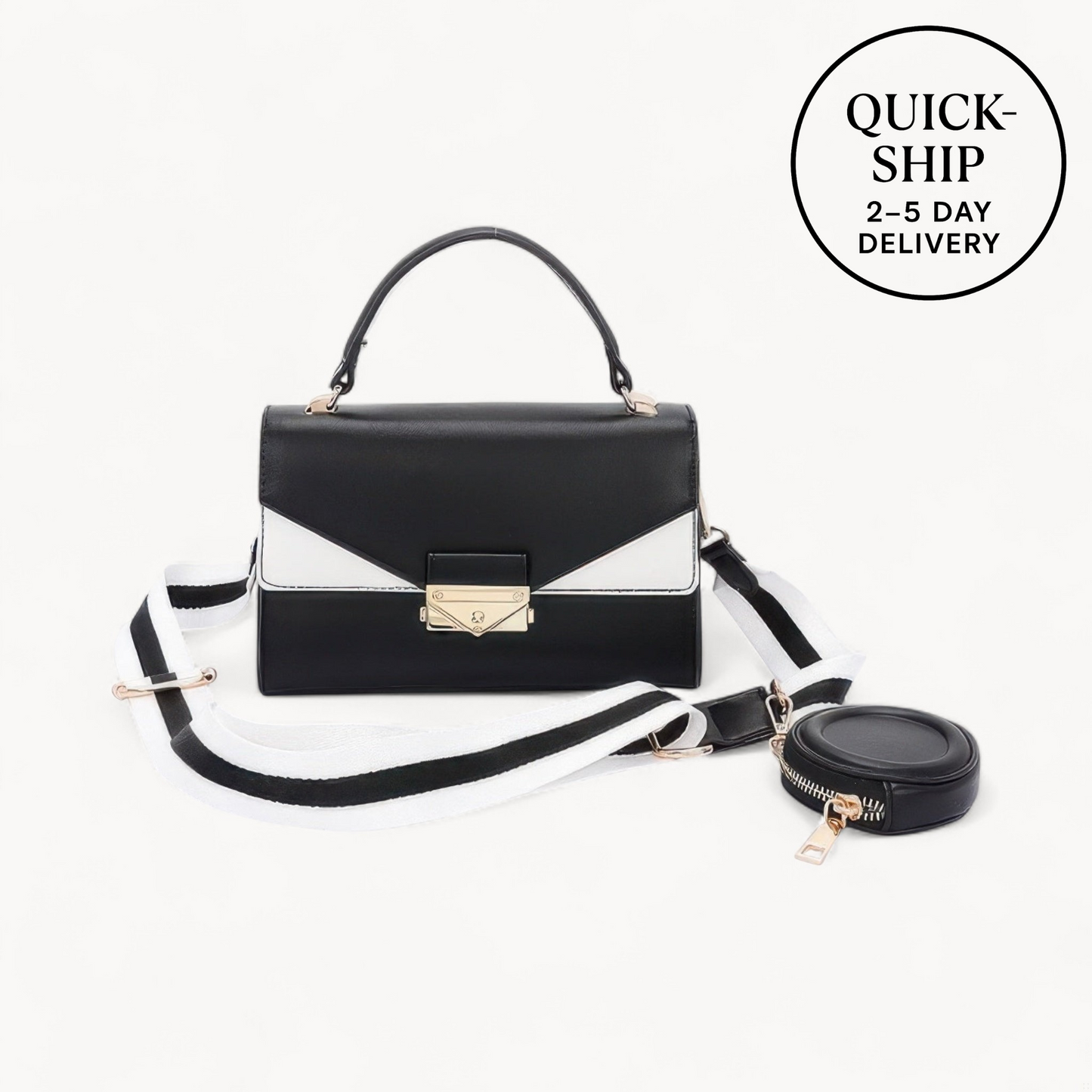 THE TWO-TONE METRO FLAP BAG
