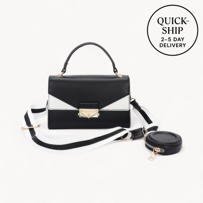 THE TWO-TONE METRO FLAP BAG