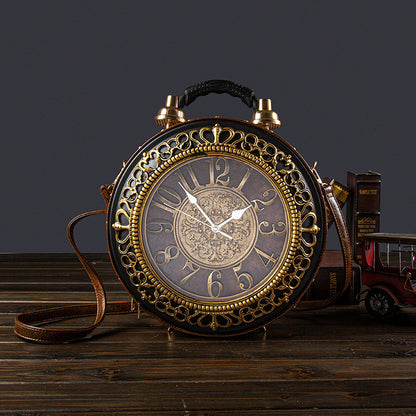 Classic Retro Clock Crossbody