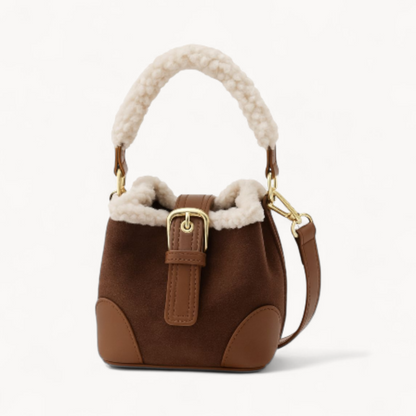 Cozy Sherpa Mini Bucket Bag