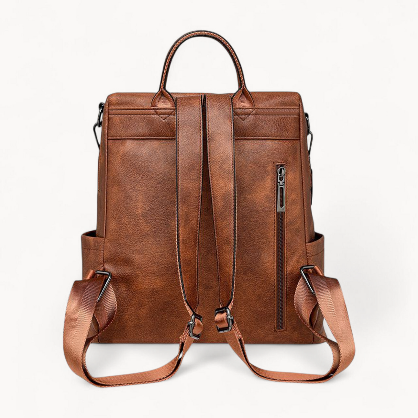 Retro Versatile Women's Backpack With Two-tone Fringe