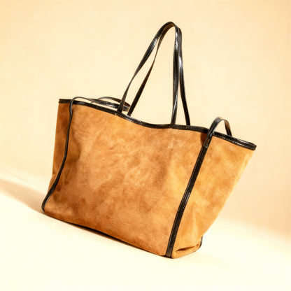 The Verona Soft Suede Tote