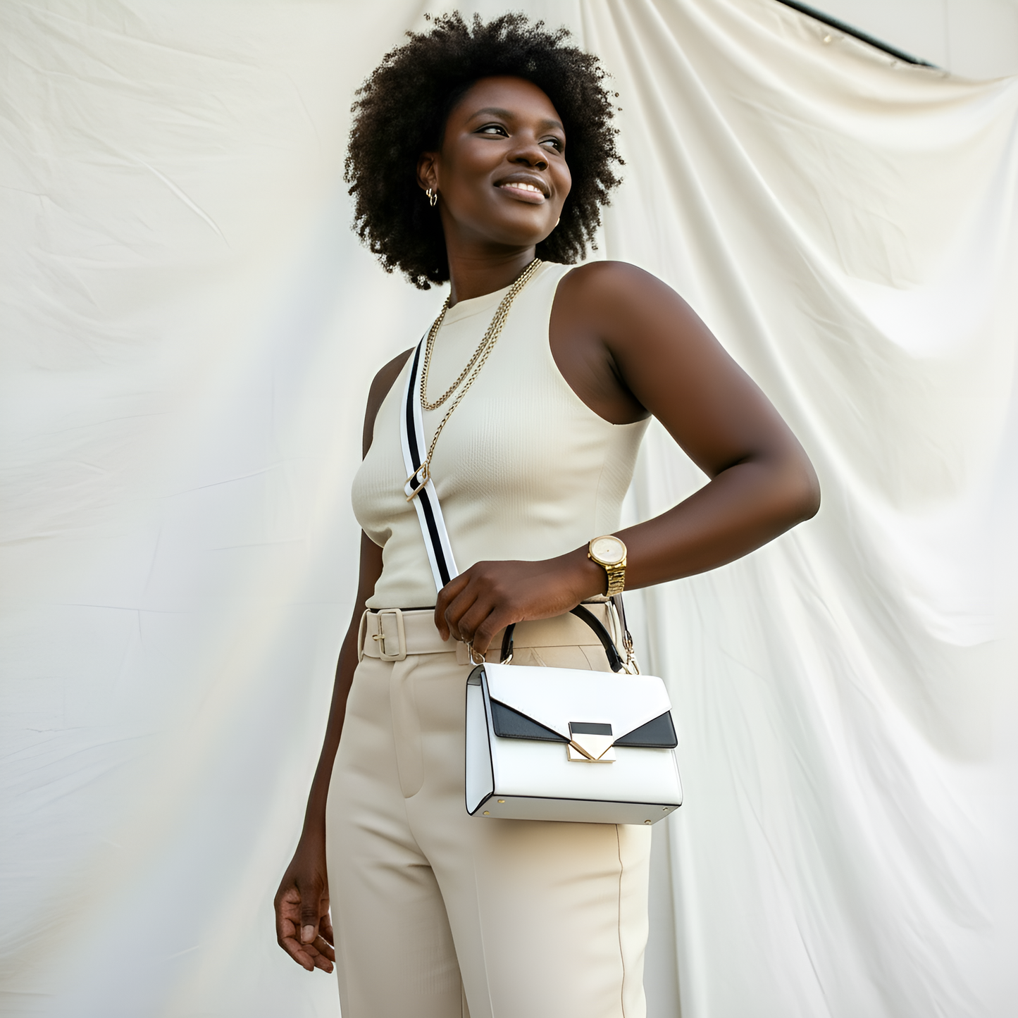 THE TWO-TONE METRO FLAP BAG