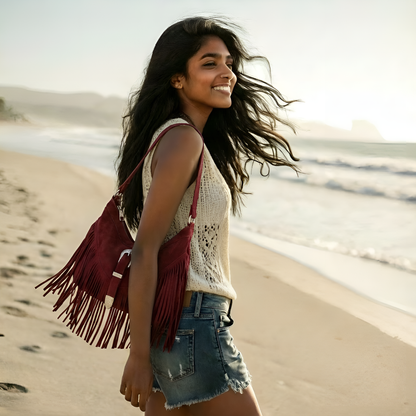 The Mesa Ridge Fringe Shoulder Bag