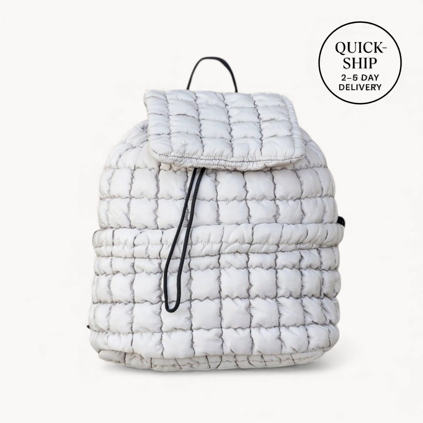 The Cloudline Quilted Puffer Backpack